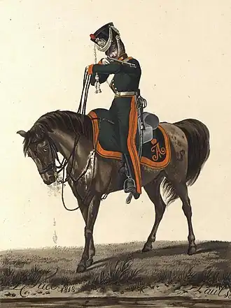 Рядовой Северского конноегерского полка, 1820