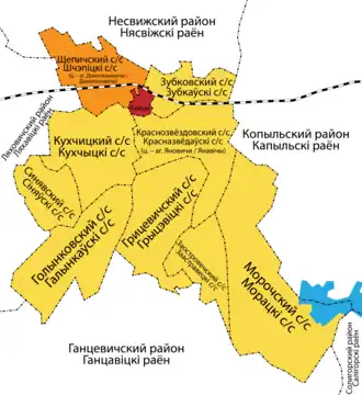 Щепичский сельсовет на карте