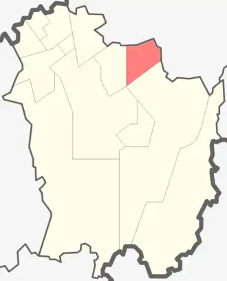 Шапкинское сельское поселение на карте