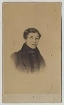 Пересъёмка литографии по рисунку начала 1830-х. На обороте черными чернилами: Щепкинъ Павелъ Степановичъ