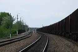 Железнодорожные пути на станции