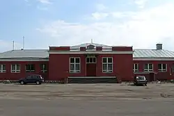 Вид на вокзал со стороны площади Победы