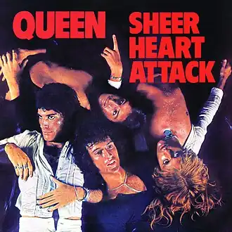 Обложка альбома Queen «Sheer Heart Attack» (1974)