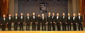 Академический мужской хор русского культурного центра города Челябинска на XI фестивале «Поющее мужское братство» в калуге в ноябре 2016 года