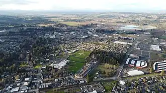 Город Шервурд  (аэрофотосъёмка 3 февраля 2021 года)