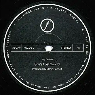 Обложка песни Joy Division «She’s Lost Control»