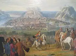 Осада Безансона в мае 1674 года. Деталь