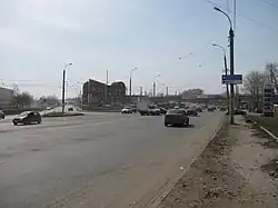 Перекрёсток с улицей Журналистов