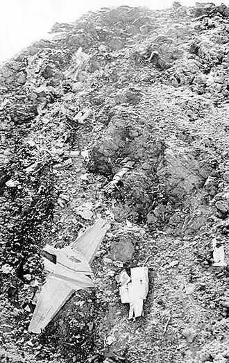 На месте катастрофы