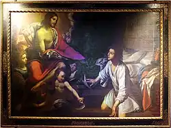 Явление Христа святому.