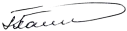 Изображение автографа