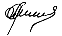 Изображение автографа