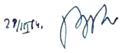 Изображение автографа