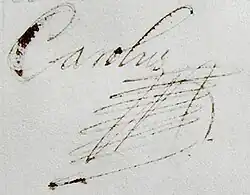 Изображение автографа