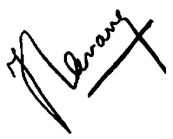 Изображение автографа