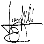 Изображение автографа