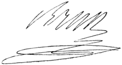 Изображение автографа