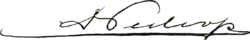 Изображение автографа