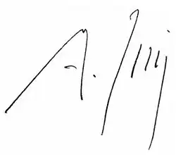 Изображение автографа