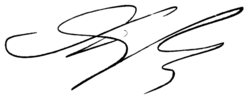 Изображение автографа
