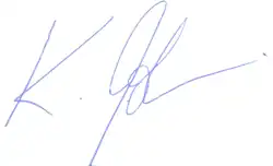 Изображение автографа