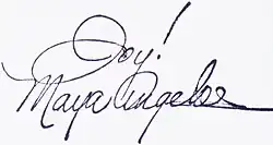 Изображение автографа