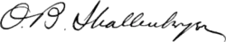 Изображение автографа