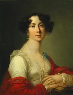 Мария Александровна Озерова, ур. Волкова портрет 1810-х гг.