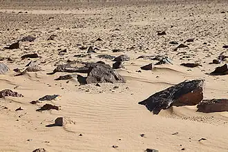 Каменистая местность Великого песчаного моря