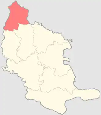 Курмышский уезд на карте