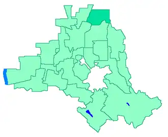 Новоандреевское сельское поселение на карте