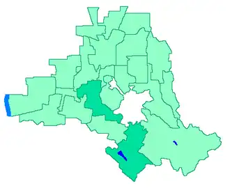 Перовское сельское поселение на карте