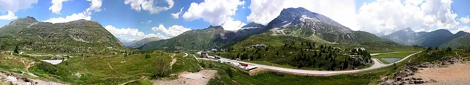 Панорама перевала Симплон