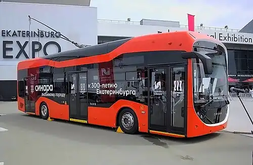 Опытный троллейбус Синара-6254.00