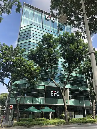 Офис банка в Сингапуре