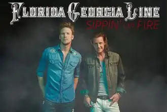 Обложка сингла Florida Georgia Line «Sippin’ on Fire» (2015)