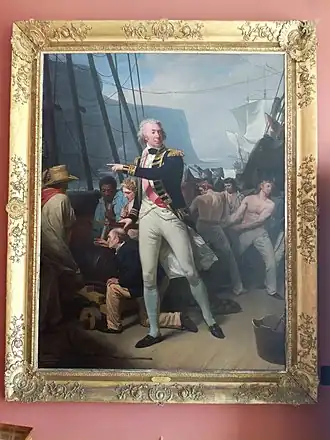 Портрет лорда Эльфинстона во время битвы