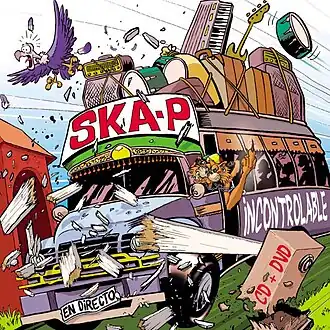 Обложка альбома Ska-P «Incontrolable» (2002)