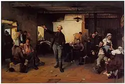 «Трактирный оратор»,(1881), холст, маслоГосударственная Третьяковская галерея.