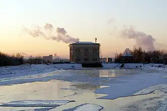 Сходненская гидроэлектростанция, напорный узел