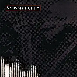 Обложка альбома группы Skinny Puppy «Remission» (1984)