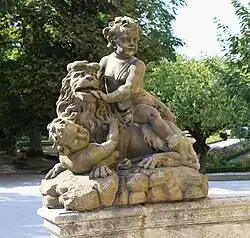 Путти. Камень. Дворцовый сад, Вюрцбургская резиденция