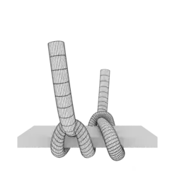 Узел для закрепления досок:211, Sling a plank.Профессиональный У. Пара таких У. может создать импровизированную рабочую платформу.