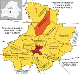 Покрашевский сельсовет на карте