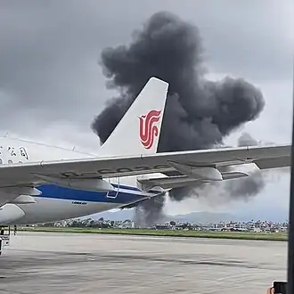 Взрыв самолёта