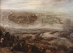 Отъезд Фрайберга в Мейсен 27 февраля 1643 года. 1648. Холст, масло. Германский исторический музей, Берлин