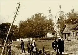 Костёл после преобразования в православный храм, 1918 год.