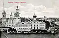 Вид на Спасскую площадь и собор (1900-е годы).