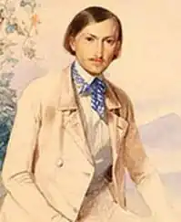 В. И. Штернберг. Портрет С. М. Воробьёва. 1844Бумага, акварельТретьяковская галерея, Москва