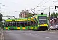 Tramino проходит поворот